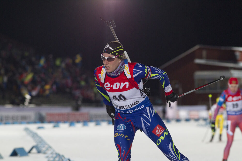 03.12.2015, Oestersund, Sweden (SWE):Enora Latuilliere (FRA) - IBU world cup biathlon, individual women, Oestersund (SWE). www.nordicfocus.com. © Manzoni/NordicFocus. Every downloaded picture is fee-liable.