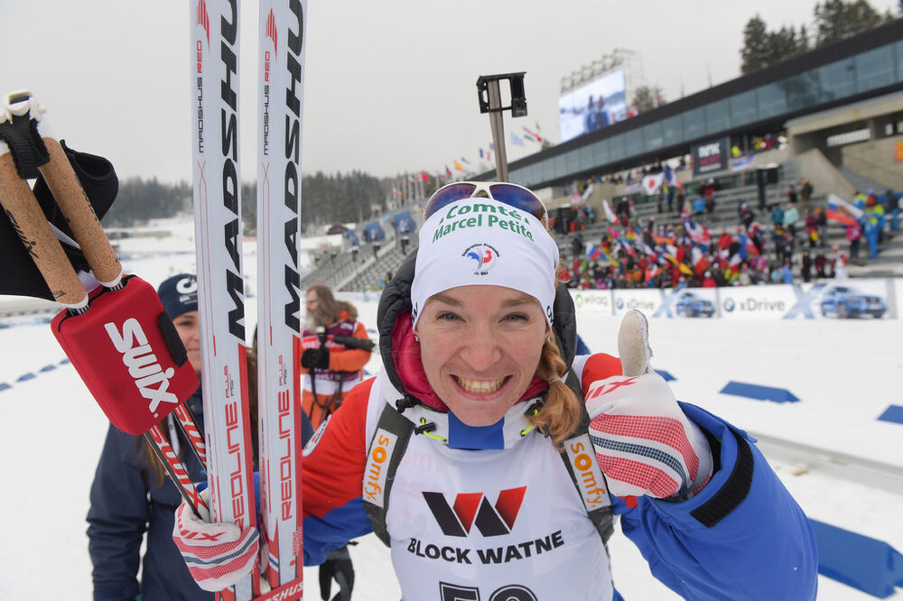 09.03.2016, Oslo, Norway (NOR):Anais Bescond (FRA) - IBU world championships biathlon, individual women, Oslo (NOR). www.nordicfocus.com. © Tumashov/NordicFocus. Every downloaded picture is fee-liable.