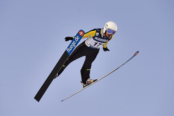 04.02.2016, Oslo, Norway (NOR):Julia Clair (FRA) - FIS world cup ski jumping ladies, individual HS134, Oslo (NOR). www.nordicfocus.com. © Felgenhauer/NordicFocus. Every downloaded picture is fee-liable. NordicFocus
