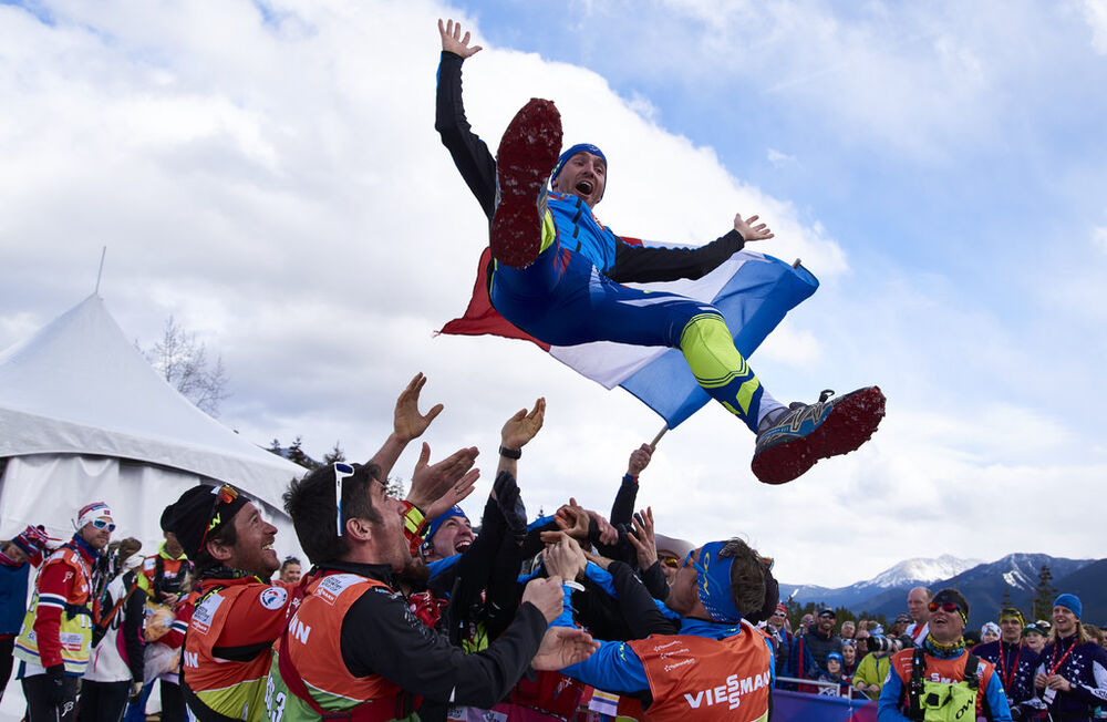 12.03.2016, Canmore, Canada (CAN):Maurice Manificat (FRA) - FIS world cup cross-country, pursuit men, Canmore (CAN). www.nordicfocus.com. © Felgenhauer/NordicFocus. Every downloaded picture is fee-liable.