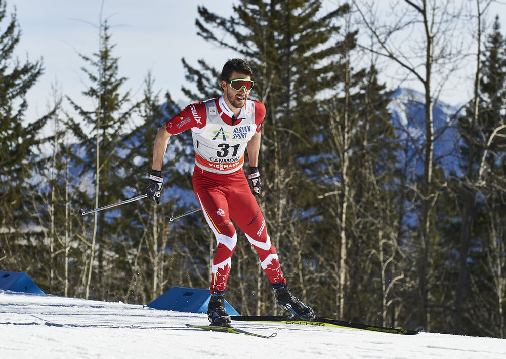 11.03.2016, Canmore, Canada (CAN):Alex Harvey (CAN) - FIS world cup cross-country, 15km men, Canmore (CAN). www.nordicfocus.com. © Felgenhauer/NordicFocus. Every downloaded picture is fee-liable.