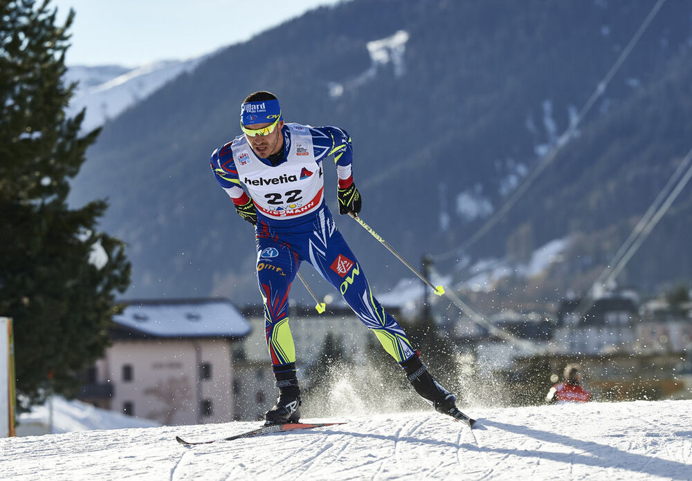 12.12.2015, Davos, Switzerland (SUI):Robin Duvillard (FRA) - FIS world cup cross-country, 30km men, Davos (SUI). www.nordicfocus.com. © Felgenhauer/NordicFocus. Every downloaded picture is fee-liable.