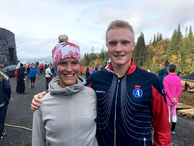JENNIFER ASP och Jens Burman vann Åre XCO Run under lördagen. Alla foton: ÅRE XCO