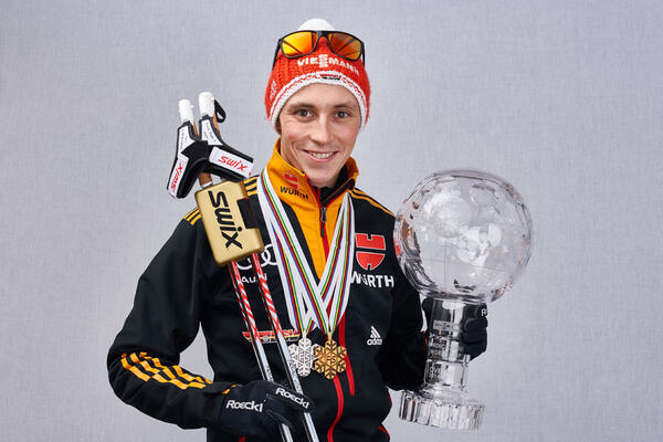 14.03.2015, Oslo, Norway (NOR): Eric Frenzel (GER)- FIS world cup nordic combined, cups, Oslo (NOR). www.nordicfocus.com. © Felgenhauer/NordicFocus. Every downloaded picture is fee-liable. NordicFocus