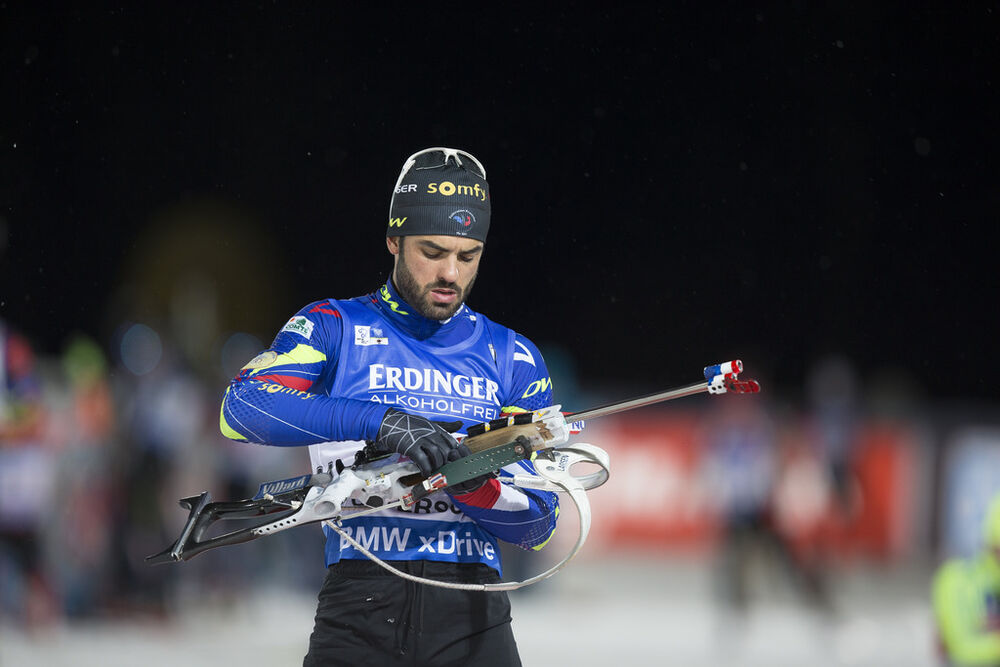 02.12.2015, Oestersund, Sweden (SWE):Simon Fourcade (FRA) - IBU world cup biathlon, individual men, Oestersund (SWE). www.nordicfocus.com. © Manzoni/NordicFocus. Every downloaded picture is fee-liable.