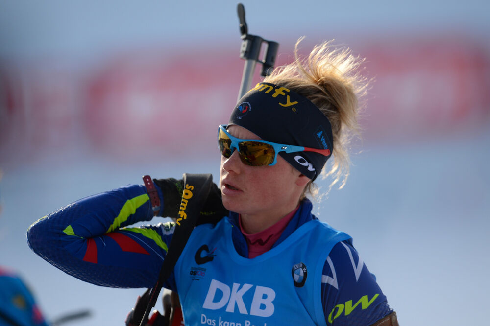 11.03.2016, Oslo, Norway (NOR):Marie Dorin Habert (FRA) - IBU world championships biathlon, relay women, Oslo (NOR). www.nordicfocus.com. © Tumashov/NordicFocus. Every downloaded picture is fee-liable.