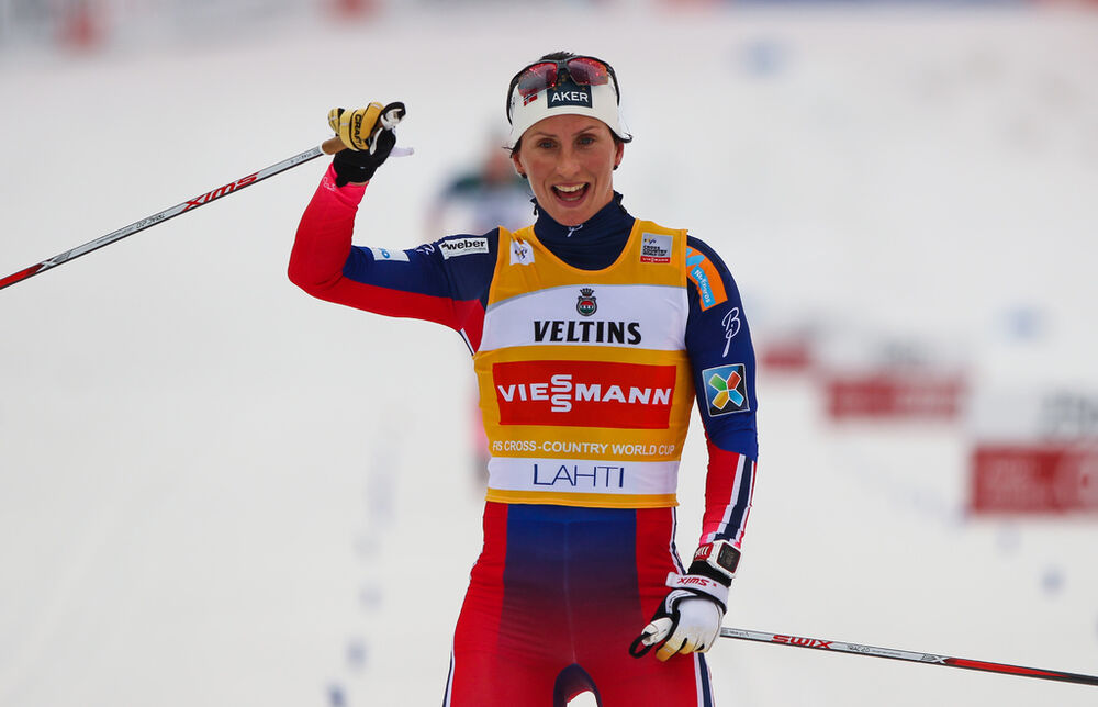 08.03.2015, Lahti, Finland (FIN): Marit Bjoergen (NOR), Fischer, Swix, Rottefella- FIS world cup cross-country, 10km women, Lahti (FIN). www.nordicfocus.com. © Laiho/NordicFocus. Every downloaded picture is fee-liable.