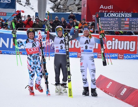 podium soelden