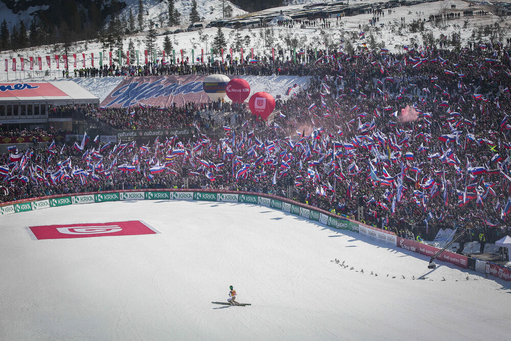 20.03.2016, Planica, Slovenia (SLO):Peter Prevc (SLO) - FIS world cup ski flying, individual HS225, Planica (SLO). www.nordicfocus.com. © Modica/NordicFocus. Every downloaded picture is fee-liable.