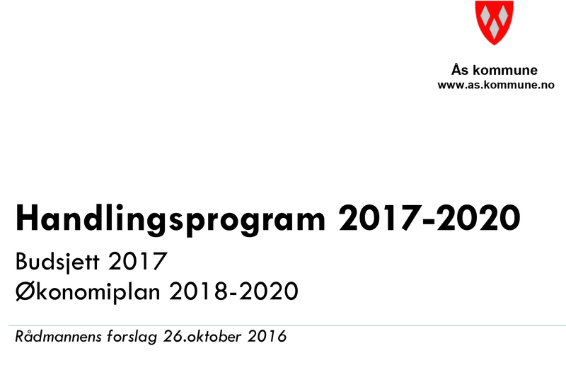 HP 2017-2020 - Rådmannens forslag illustrasjonsbilde