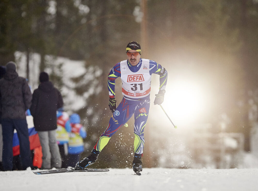 28.11.2015, Ruka, Finland (FIN):Paul Goalabre (FRA) - FIS world cup cross-country, 10km men, Ruka (FIN). www.nordicfocus.com. © Felgenhauer/NordicFocus. Every downloaded picture is fee-liable.