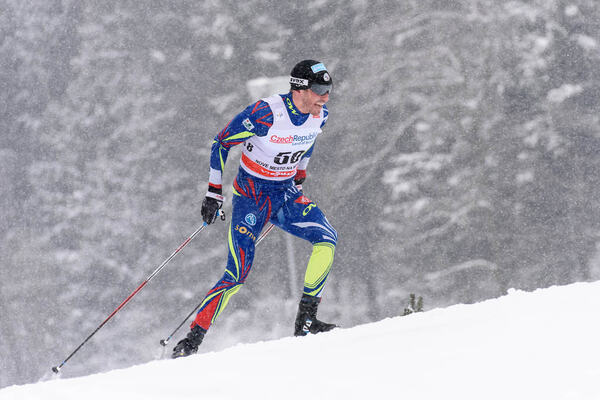 23.01.2016, Nove Mesto, Czech Republic (CZE):Maurice Manificat (FRA) - FIS world cup cross-country, 15km men, Nove Mesto (CZE). www.nordicfocus.com. © Rauschendorfer/NordicFocus. Every downloaded picture is fee-liable. NordicFocus