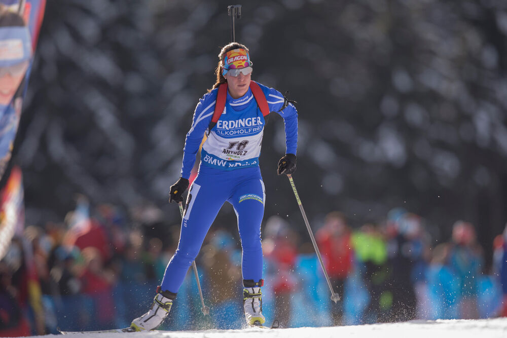 23.01.2015, Antholz, Italy (ITA): Victoria Padial Hernandez (ESP)- IBU world cup biathlon, sprint women, Antholz (ITA). www.nordicfocus.com. © Manzoni/NordicFocus. Every downloaded picture is fee-liable.