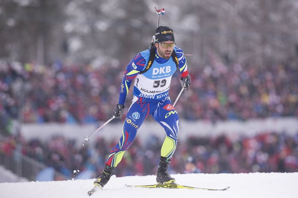 05.03.2016, Oslo, Norway (NOR):Simon Fourcade (FRA) - IBU world championships biathlon, sprint men, Oslo (NOR). www.nordicfocus.com. Â© NordicFocus. Every downloaded picture is fee-liable.