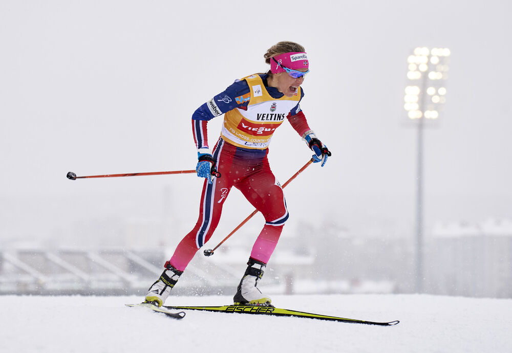 20.02.2016, Lahti, Finland (FIN):Therese Johaug (NOR) - FIS world cup cross-country, individual sprint, Lahti (FIN). www.nordicfocus.com. © Felgenhauer/NordicFocus. Every downloaded picture is fee-liable.