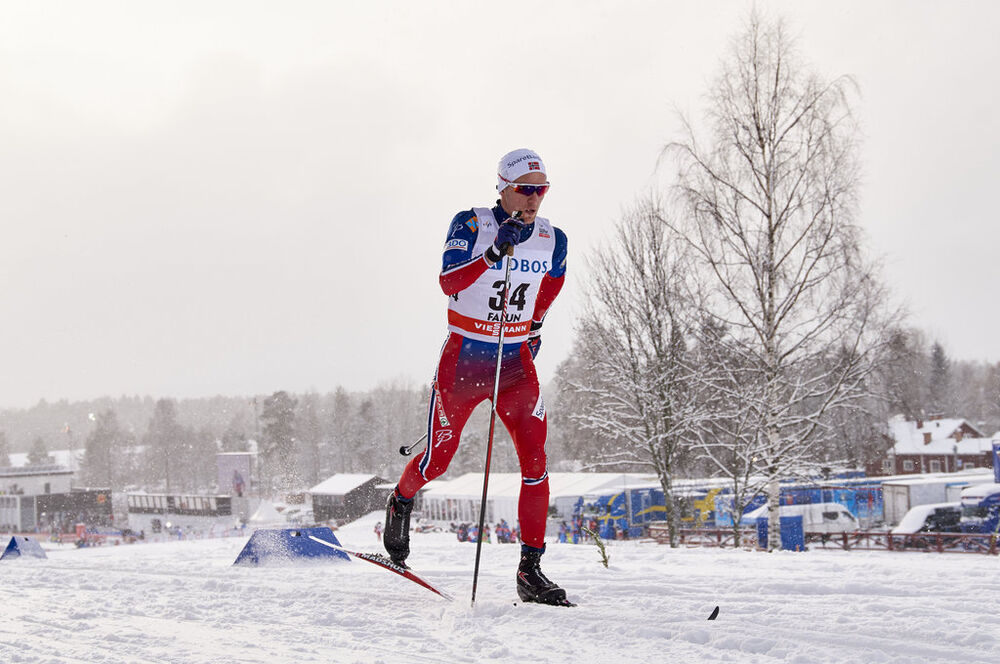 13.02.2016, Falun, Sweden (SWE):Didrik Toenseth (NOR) - FIS world cup cross-country, 10km men, Falun (SWE). www.nordicfocus.com. © Felgenhauer/NordicFocus. Every downloaded picture is fee-liable.