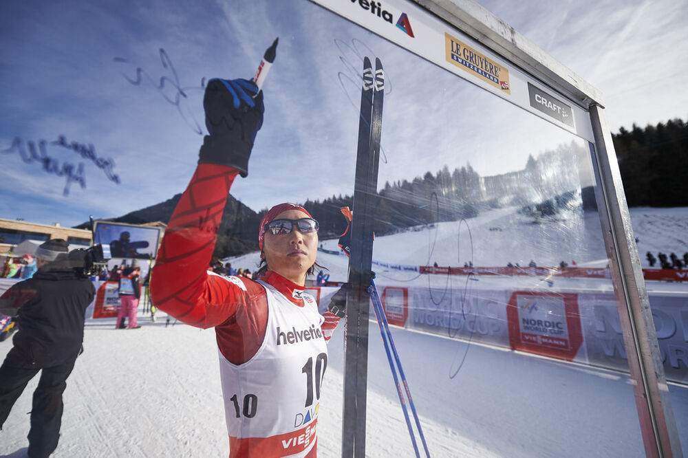 12.12.2015, Davos, Switzerland (SUI):Masako Ishida (JPN) - FIS world cup cross-country, 15km women, Davos (SUI). www.nordicfocus.com. © Felgenhauer/NordicFocus. Every downloaded picture is fee-liable.