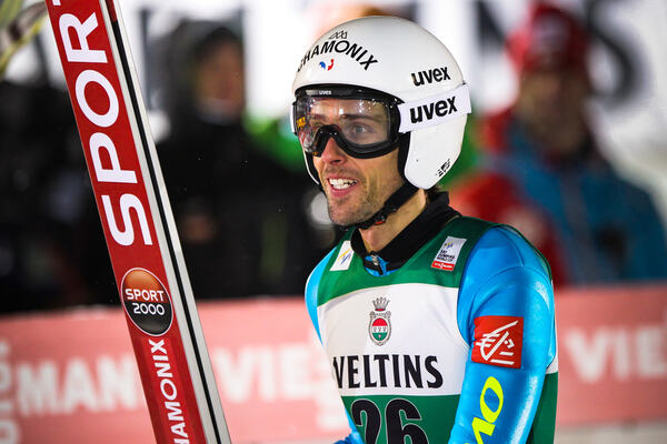 23.02.2016, Kuopio, Finland (FIN): Vincent Descombes Sevoie (FRA)- FIS world cup ski jumping, individual HS127, Kuopio (FIN). www.nordicfocus.com. © Laiho/NordicFocus. Every downloaded picture is fee-liable. NordicFocus
