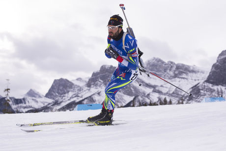 04.02.2016, Canmore, Canada (CAN):Simon Fourcade (FRA) - IBU world cup biathlon, sprint men, Canmore (CAN). www.nordicfocus.com. © Manzoni/NordicFocus. Every downloaded picture is fee-liable. NordicFocus 04.02.2016, Canmore, Canada (CAN):Simon Fourcade (FRA) - IBU world cup biathlon, sprint men, Canmore (CAN). www.nordicfocus.com. © Manzoni/NordicFocus. Every downloaded picture is fee-liable.
