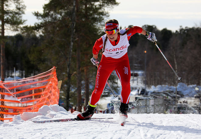 JOHANNA HAGSTRÖM från Kalix var tillbaka och vann direkt i prologen i sprinten i Idre under lördagen. Foto/rights: KJELL-ERIK KRISTIANSEN/sweski.com