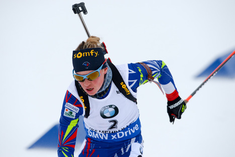 06.03.2016, Oslo, Norway (NOR):Marie Dorin Habert (FRA) - IBU world championships biathlon, pursuit women, Oslo (NOR). www.nordicfocus.com. © Tumashov/NordicFocus. Every downloaded picture is fee-liable. Tumashov/NordicFocus 06.03.2016, Oslo, Norway (NOR):Marie Dorin Habert (FRA) - IBU world championships biathlon, pursuit women, Oslo (NOR). www.nordicfocus.com. © Tumashov/NordicFocus. Every downloaded picture is fee-liable.