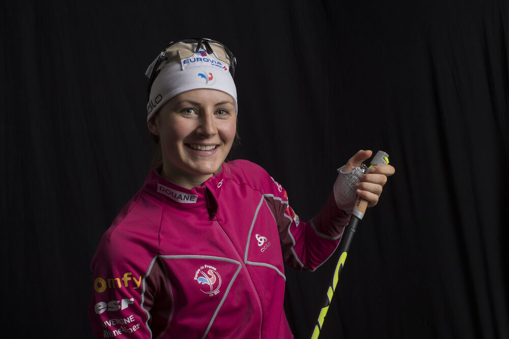 27.11.2016, Oestersund, Sweden, (SWE):Justine Braisaz (FRA) - IBU world cup biathlon, photoshooting, Oestersund (SWE). www.nordicfocus.com. © Manzoni/NordicFocus. Every downloaded picture is fee-liable.