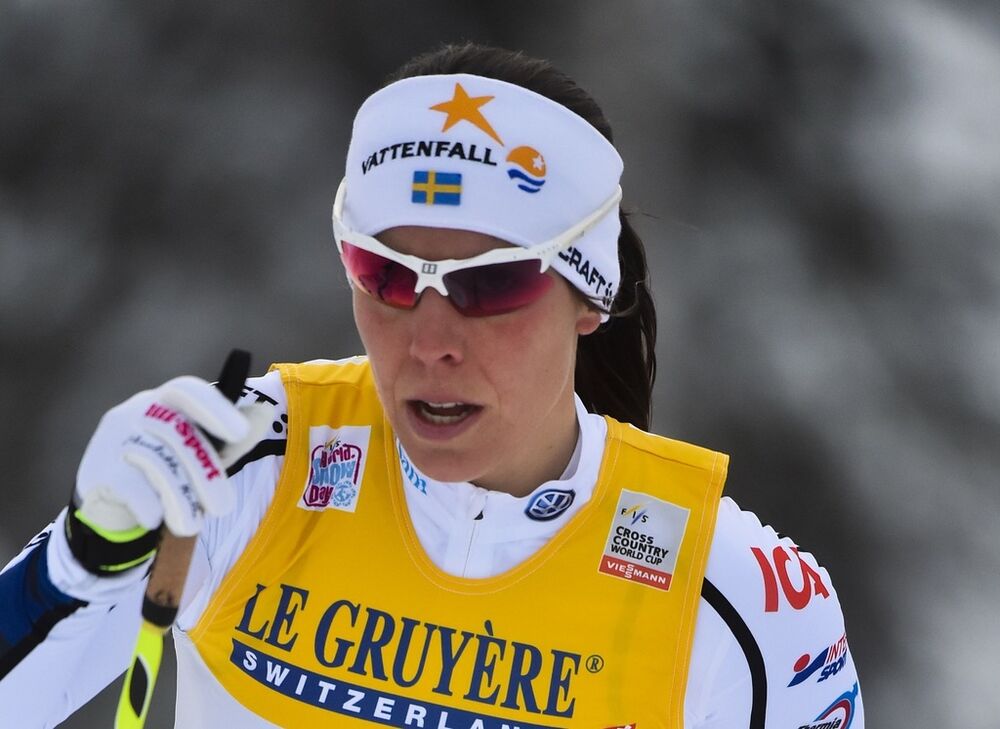 27.11.2016, Ruka, Finland (FIN):Charlotte Kalla (SWE) - FIS world cup cross-country, 10km women, Ruka (FIN). www.nordicfocus.com. Â© THIBAUT/NordicFocus. Every downloaded picture is fee-liable.