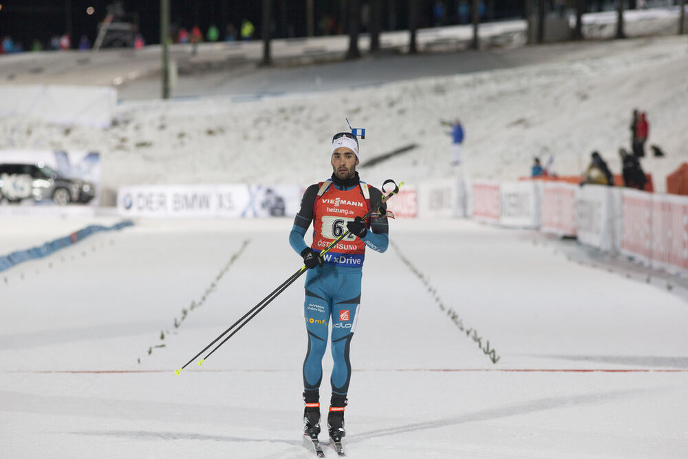 27.11.2016, Oestersund, Sweden, (SWE):Martin Fourcade (FRA) - IBU world cup biathlon, single mixed relay, Oestersund (SWE). www.nordicfocus.com. © Manzoni/NordicFocus. Every downloaded picture is fee-liable.