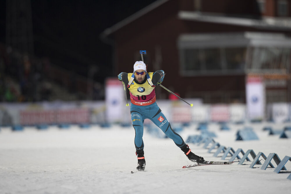 01.12.2016, Oestersund, Sweden, (SWE):Martin Fourcade (FRA) - IBU world cup biathlon, individual men, Oestersund (SWE). www.nordicfocus.com. © Manzoni/NordicFocus. Every downloaded picture is fee-liable.
