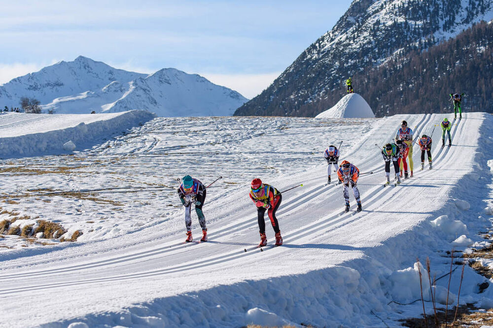 03.12.2016, Livigno, Italy (ITA):Leaders of the womens race  - Ski Classics La Sgambeda, Livigno (ITA). www.nordicfocus.com. © Rauschendorfer/NordicFocus. Every downloaded picture is fee-liable.
