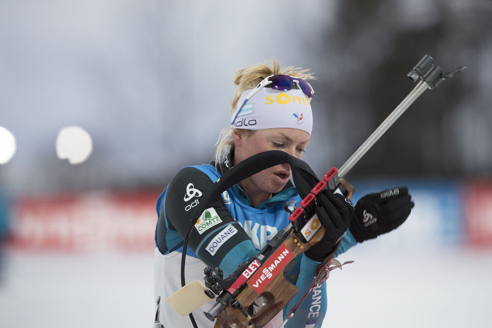 04.12.2016, Oestersund, Sweden, (SWE):Marie Dorin Habert (FRA) - IBU world cup biathlon, pursuit women, Oestersund (SWE). www.nordicfocus.com. © Manzoni/NordicFocus. Every downloaded picture is fee-liable.