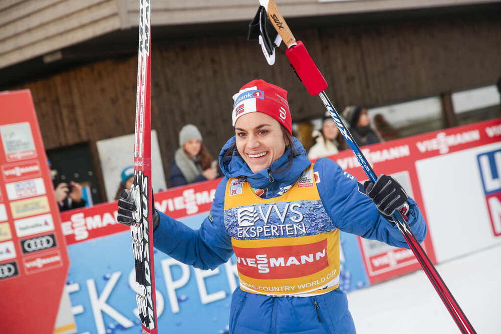 04.12.2016, Lillehammer, Norway (NOR):Heidi Weng (NOR) - FIS world cup cross-country, pursuit women, Lillehammer (NOR). www.nordicfocus.com. © Modica/NordicFocus. Every downloaded picture is fee-liable.