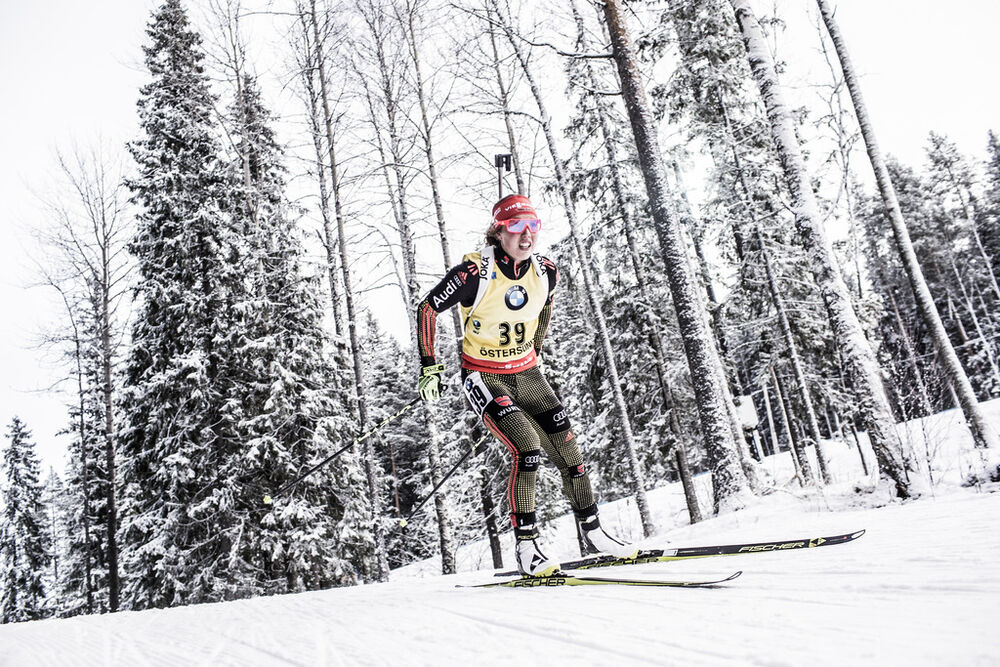 03.12.2016, Oestersund, Sweden, (SWE):Laura Dahlmeier (GER) - IBU world cup biathlon, sprint women, Oestersund (SWE). www.nordicfocus.com. © Manzoni/NordicFocus. Every downloaded picture is fee-liable.