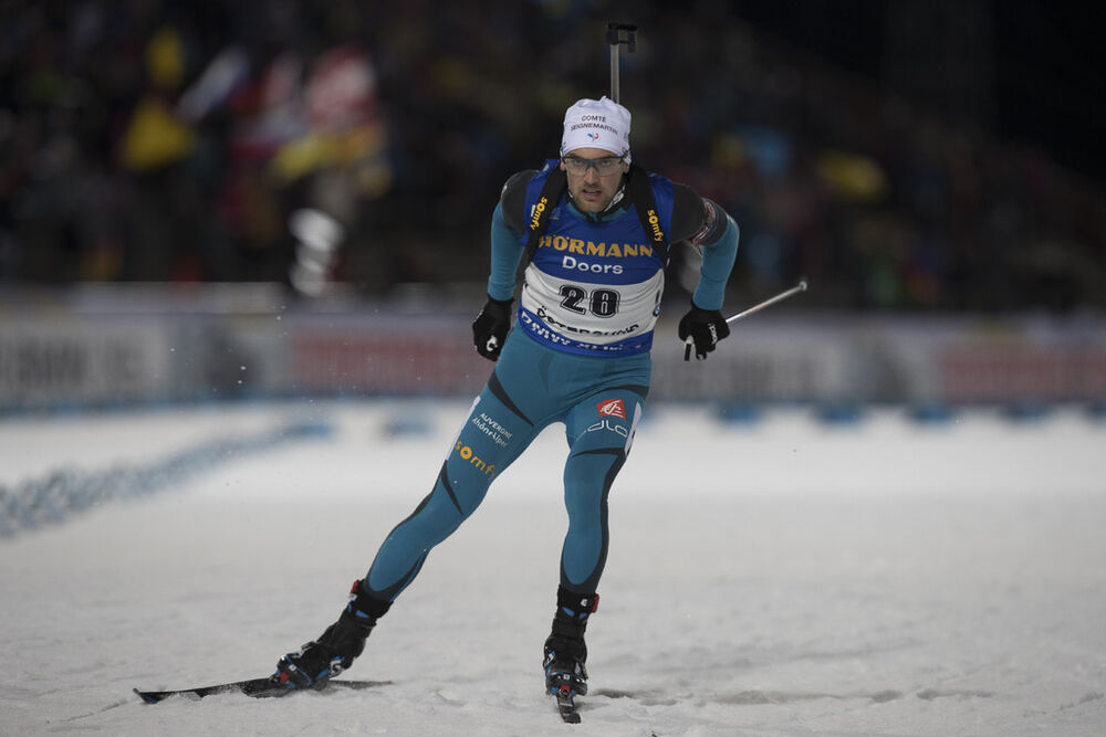 01.12.2016, Oestersund, Sweden, (SWE):Simon Desthieux (FRA) - IBU world cup biathlon, individual men, Oestersund (SWE). www.nordicfocus.com. © Manzoni/NordicFocus. Every downloaded picture is fee-liable.