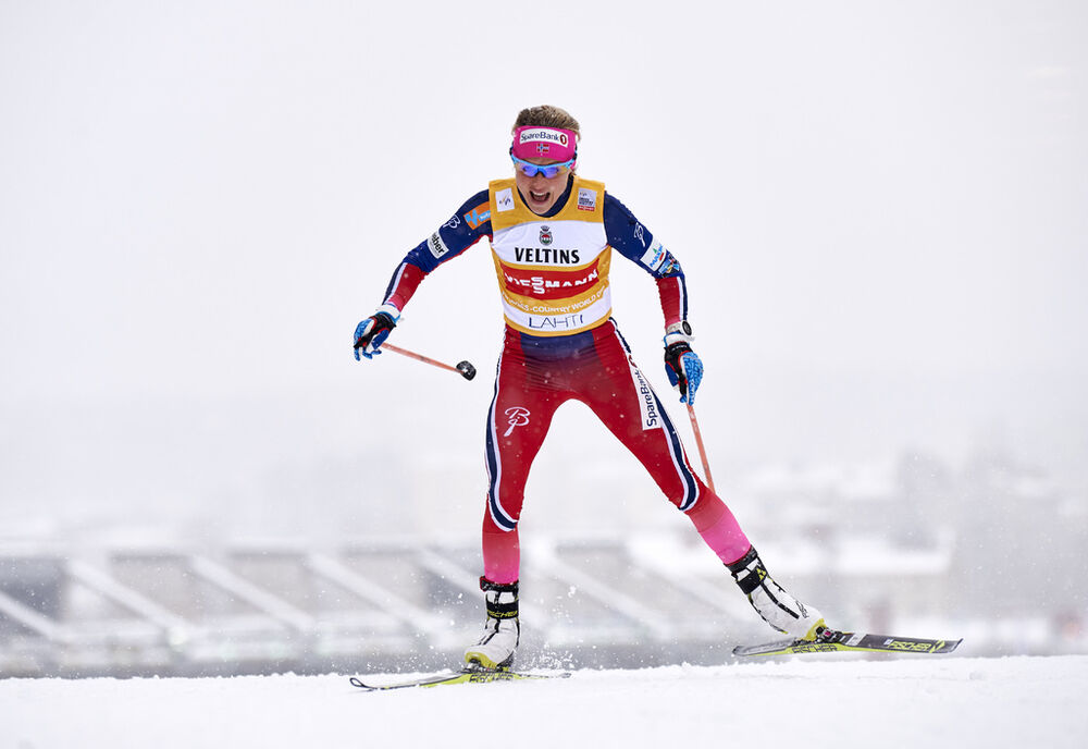 20.02.2016, Lahti, Finland (FIN):Therese Johaug (NOR) - FIS world cup cross-country, individual sprint, Lahti (FIN). www.nordicfocus.com. © Felgenhauer/NordicFocus. Every downloaded picture is fee-liable.