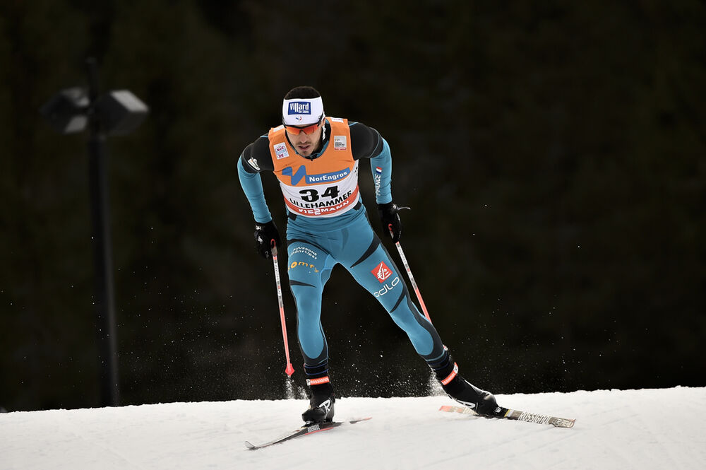 03.12.2016, Lillehammer, Norway (NOR):Robin Duvillard (FRA) - FIS world cup cross-country, 10km men, Lillehammer (NOR). www.nordicfocus.com. © THIBAUT/NordicFocus. Every downloaded picture is fee-liable.