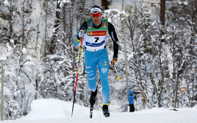 CARL QUICKLUND var ensam svensk bland dom 20 bästa i prologen i Skandinaviska cupen i Lillehammer. Foto/rights: KJELL-ERIK KRISTIANSEN/sweski.com
