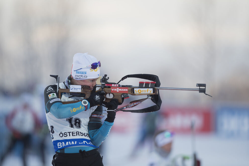 03.12.2016, Oestersund, Sweden, (SWE):Marie Dorin Habert (FRA) - IBU world cup biathlon, sprint women, Oestersund (SWE). www.nordicfocus.com. © Manzoni/NordicFocus. Every downloaded picture is fee-liable.