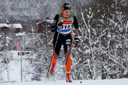 ANNA DYVIKs fina säsongsstart har nu resulterat i en världscupstart för dalatjejen. Hon var också i ledningen i Skandinaviska cupen efter seger i sprinttävlingen där. Foto/rights: KJELL-ERIK KRISTIANSEN/sweski.com