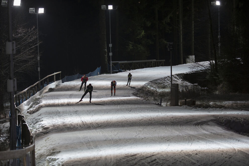 13.12.2016, Nove Mesto, Czech Republic (CZE): Event Feature: undefined athletes compete in the dark - IBU world cup biathlon, training, Nove Mesto (CZE). www.nordicfocus.com. © Manzoni/NordicFocus. Every downloaded picture is fee-liable. NordicFocus 13.12.2016, Nove Mesto, Czech Republic (CZE): Event Feature: undefined athletes compete in the dark - IBU world cup biathlon, training, Nove Mesto (CZE). www.nordicfocus.com. © Manzoni/NordicFocus. Every downloaded picture is fee-liable.