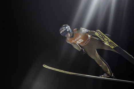 25.11.2016, Ruka, Finland (FIN):Michael Hayboeck (AUT) - FIS world cup ski jumping, individual HS142, Ruka (FIN). www.nordicfocus.com. © THIBAUT/NordicFocus. Every downloaded picture is fee-liable. NordicFocus 25.11.2016, Ruka, Finland (FIN):Michael Hayboeck (AUT) - FIS world cup ski jumping, individual HS142, Ruka (FIN). www.nordicfocus.com. © THIBAUT/NordicFocus. Every downloaded picture is fee-liable.