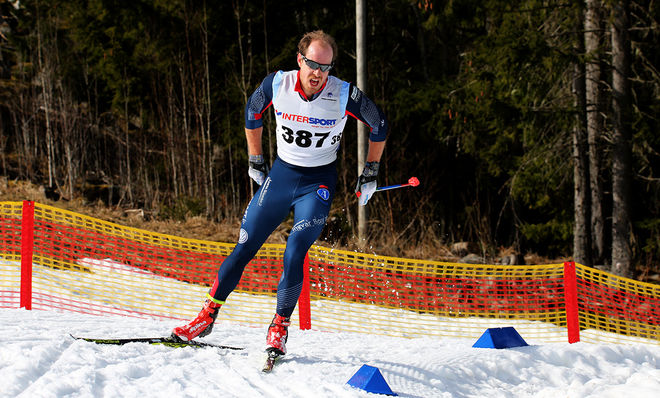 ANTON KARLSSON från Åsarna hade en flott sprintdag på Pagla skidstadion i Boden och vann Intersport Cup under lördagen. Foto/rights: KJELL-ERIK KRISTIANSEN/sweski.com