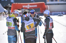 18.12.2016, La Clusaz, France (FRA):Jean Marc Gaillard (FRA), Alexis Jeannerod (FRA), Clement Parisse (FRA), Maurice Manificat (FRA) - FIS world cup cross-country, 4x7.5km men, La Clusaz (FRA). www.nordicfocus.com. © Thibaut/NordicFocus. Every downloade NordicFocus 18.12.2016, La Clusaz, France (FRA):Jean Marc Gaillard (FRA), Alexis Jeannerod (FRA), Clement Parisse (FRA), Maurice Manificat (FRA) - FIS world cup cross-country, 4x7.5km men, La Clusaz (FRA). www.nordicfocus.com. © Thibaut/NordicFocus. Every downloade