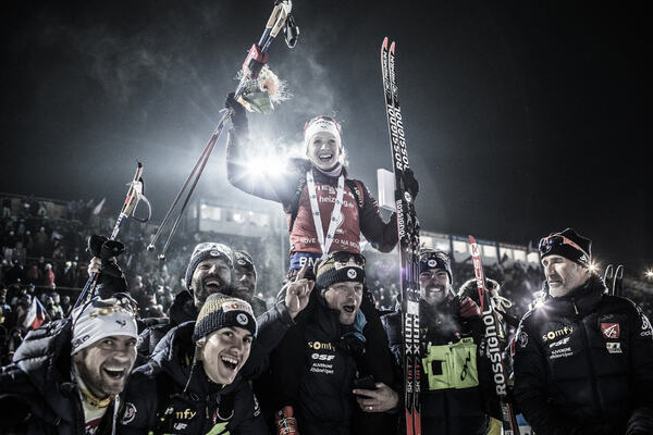 17.12.2016, Nove Mesto, Czech Republic (CZE): Anais Chevalier (FRA) - IBU world cup biathlon, pursuit women, Nove Mesto (CZE). www.nordicfocus.com. © Manzoni/NordicFocus. Every downloaded picture is fee-liable. NordicFocus