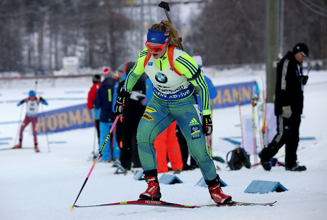 MONA BRORSSON har tilldelats Eda kommuns idrottspris för 2016, bland annat för sin 6:e plats på VM i Oslo. Foto/rights: MARCELA HAVLOVA/sweski.com