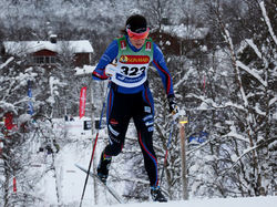 JENNY SOLIN från Sollefteå Skidor är den förstaårssenioren som tagit klivet in i seniorklassen bäst i Sverige den här säsongen. Förra säsongen avgjorde hon JVM-stafetten mot Norge. Foto/rights: KJELL-ERIK KRISTIANSEN/sweski.com