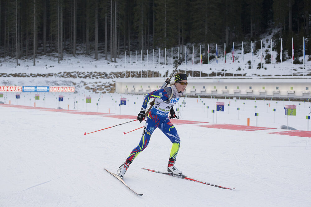 18.12.2015, Pokljuka, Slovenia (SLO):Chloe Chevalier (FRA) -  IBU world cup biathlon, sprint women, Pokljuka (SLO). www.nordicfocus.com. © Manzoni/NordicFocus. Every downloaded picture is fee-liable.