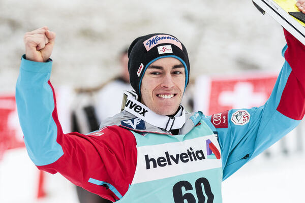 18.12.2016, Engelberg, Switzerland (SUI):Stefan Kraft (AUT) - FIS world cup ski jumping, individual HS137, Engelberg (SUI). www.nordicfocus.com. © Modica/NordicFocus. Every downloaded picture is fee-liable. NordicFocus