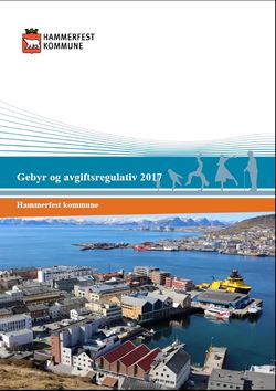 Gebyr og avgiftsregulativ 2017