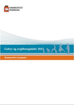 Gebyr og avgiftsregulativ 2012